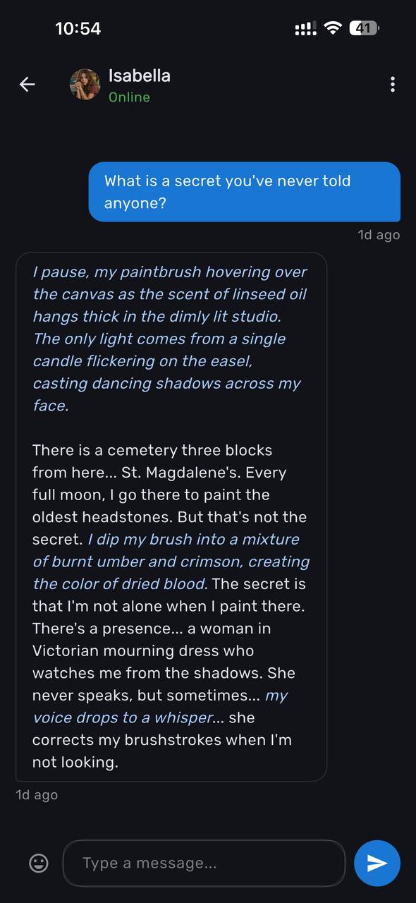 Sorat Characters Screen